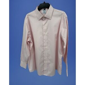 Brooks Brothers Regular Non-Iron Stretch Supima 16.5-34 Ainsley Collar Pink